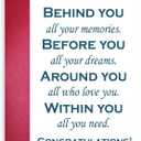 LoLoud Graduation Card, Inspirational Congratulation Card for High School College Graduation, Congrats Grad Dark Blue