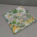 XCHI Shamrocks Clovers Coins Flowers Horseshoes St. Patrick's Day Tablecloth Rectangle Table Cloth Washable Table Covers for Indoor Dining Home Party Decorations 52x70 Inch