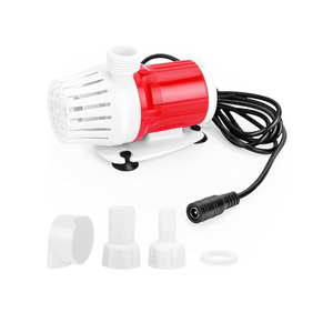 DC 12V Submersible Pump 20W Portable Aquarium Water Pump 1200L/H High Flow Pumps Frequency Conversion brushless DC Pump Amphibious Pump for Home Pond Fish Tank Fountain