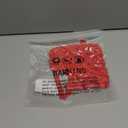 SOLY HUX Bras for Women Plus Size Floral Lace Wireless Bra Bralette Plain Red 2XL