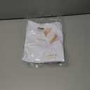 Women's Sleeveless Crew Neck Bodysuit Top Sexy Slim Summer Stretch Tank Top (White, S)