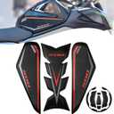 for Kawasaki Ninja 500 Z500 SE ABS 2024 2025 Motorcycle Tank Pads Protectors Sticker Anti Slip Side Rubber Padding Decal(Red)