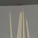 Baquler 40 Pcs Flameless Taper Candles LED Flickering Taper Bulk Battery Operated Flameless Candle for Halloween Christmas Birthday Wedding Decoration, 8.5/9.7/10.8/12.8 Inch (Ivory)