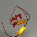 2Pcs 50W 6Ohm Load Resistors LED Turn Signal, LED Load Resistor Kit for Fix LED Bulb Fast Hyper Flash Turn Signal Blink Error Code (Amber)