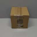 Natural Travertine Texture Striped Square Tissue Box Cover Decorative,Resin Heavy Sturdy Tissue Box Holder, Facial Paper Holder for Bathroom Vanity Countertop, Bedroom Night Stand,Office and End Table