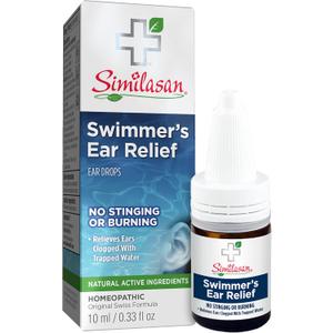 Similasan Swimmer's Ear Relief Ear Drops 0.33 Ounce Bottle