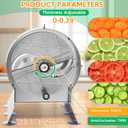 Commercial Vegetable Slicer,Friut Slicer Lemon Cutter,Thickness 1–10mm