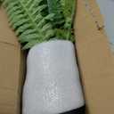 Hollyone 17.7" Fake Fern Potted Plant Small Artificial Boston Ferns in Pot 25 Leaves for Outdoors & Indoor Faux Fern Bush Plant for Patio Garden Farmhouse Windowsill Office Living Room Home Decor