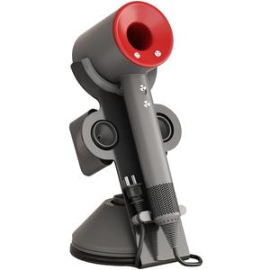 Hair Dryer Stand Holder,Hair Styler Storage Rack for Dyson Supersonic,Desk Aluminum Alloy Bracket,Power Plug and Nozzle Attachments Organizer For Bathrooms,Salons,or Bedrooms