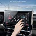 2PCS Car Screen Protector for 2022 2023 2024 2025 GMC Hummer EV Pickup & 2024 2025 Hummer EV SUV Accessories Navigation Nano Touchscreen Protector Film HD Clear Bubble Free 13.4''
