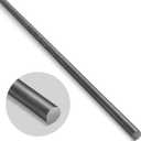Gisafai A36 Steel Round Rod A36 Carbon Steel Round Bar, Unpolished (Mill) Finish, Smooth Hot Rolled, 0.63" Diameter, 47.3'' Length, Solid Shaft Rods for Industry, Metal Working and Welding Processing