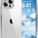 Vakoo Case for iPhone 14 Pro Max | Clear Anti-Yellowing, Hard Back, Military-Grade Drop Protection, Supports Wireless Charging - Transparent