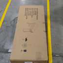 OIOG Console Table with Drawers, Modern Sofa Table with Wood Grain Tabletop, Entryway Table with Stroage for Livingroom, Makeup Vanity Desk for Bedroom, Small Computer Desk with 2 Drawers, Brown,Black