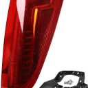 Right Passenger Side Tail Light Compatible With 2013-2017 Cadillac XTS LED Rear Taillight Replace 23238006