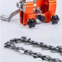 Chainsaw Sharpener, Saw Sharpener, Portable Hand Crank Chainsaw Chain Sharpener Set, for Chain Saws Electric Saws, for Chain Sharpening