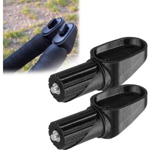 2Pcs Adapters for SRAM AXS Wireless Blips | Recumbent Bar Mounts | Aerodynamic End Cap Design | Secure Attachment-Easy Access-Minimizes Drag | for Time Trial and Road Bikes
