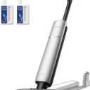 DREAME Aero Pro Wet Dry Vacuum Mop, Ultra-Slim with Hot Self-Cleaning/Self-Drying, 0 Hair Tangle Great for Pet Owner, Powerful Wet Dry Vacuum with 60min Runtime, Pick-up & Mop at The Same Time