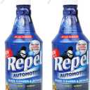 Repel Auto Glass Cleaner, Streak-Free with Protective Nano Barrier. Minerals, & Grime. Makes Glass Self-Cleaning. Safe & Non-Toxic - 32 oz