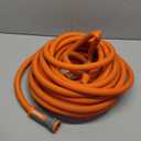 YAMATIC Heavy Duty Garden Hose 5/8 in x 50 ft with Swivel Fitting, Super Flexible Water Hose, All-weather, Lightweight, Burst 600 PSI (Orange)