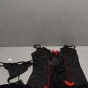 Lilosy Sexy Stocking Garter Belt Bows Floral Lace Babydoll Corset Push Up Teddy Lingerie Set with Panty, XL