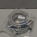10FT Stainless Steel Washing Machine Hoses, Red and Blue Braid Washer Hoses,Burst Hot and Cold Braid Water Supply Hoses with 3/4'' Standard Interface fit for ALL Washer