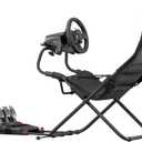 Playseat Challenge Sim Racing Cockpit | Foldable & Adjustable | For High Performance Sim Racing  Anywhere, Anytime| Supports all Steering Wheels & Pedals | For PC and Console | Nascar edition