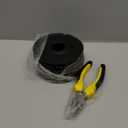 [Upgraded] 50FT Black Electroplated Steel Hanging Chain Roll, Pliers Included, 20LBS Load Capacity, Durable, Rust-Resistant, Adjustable Length for Hanging Bird Feeders, Planters, Lanterns, Billboards