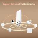 Aqara Smart Hub M100 for Home Automation, Matter Controller, Thread Border Router, Features Aqara Zigbee (Not Third-Party), Wi-Fi, Supports Apple HomeKit, Amazon Alexa, IFTTT, Home Assistant