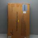 Sportneer Stadium Seats with Back Support: 2.5'' Thick Comfy Cushion 6 Adjustable Angle Bleacher Seat with Armrest - 2 Large Pockets, 2 Cup Holders Stadium Chair for Sport Events Concerts Parks (Non-Heated, Regular - 20.5", Black)