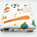 Joiedomi Kid Twin Comforter Set 5 Piece Ball Sports Bedding Set for Boys Girls Super Soft Microfiber Bed in a Bag with Comforter Sheets Pillowcase Sham