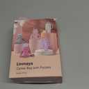 linmaya Water Bottle Carrier Bag for Stanley Cup 40/30oz with Phone Holder Pockets,Neoprene Water Bottle Cross-body Bag with Adjustable Shoulder & Hand Strap Stanley Cup Accessories (black)