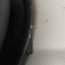 Metal Round End Table,Modern Pedestal Table,Corner Drink Tables,Accent Side Table Nightstand for Living Room,Patio and bar (Matte Black)