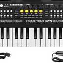 Kid Keyboard Piano - 37 Keys Piano Toys for Kids Beginners Electronic Pianos with Microphone Educational Musical Toy for 3 4 5 6 7 8 Year Old Boys Girls Gift