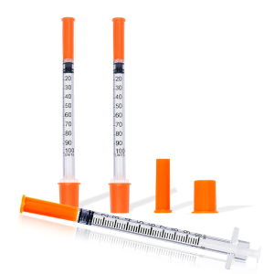 U-100 Syringes 29G 1ml/cc 5/16"(8mm) Syringes, Individual Package, Pack of 25
