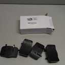 Mudder 4 Pcs Hat Light Clip Cob Cap Lights Clip on Hat Headlamp Battery Powered Cap Brim Lamp Black Waterproof Ultra Bright Headgear Flashlight for Hunting Camping Fishing Hiking