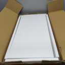 WELLAND 12" Deep White Floating Shelves 2 Pack, Wall Shelf Display Floating Shelf, 23.62" L x 11.81" D x 2" T, Deeper Than Others, White