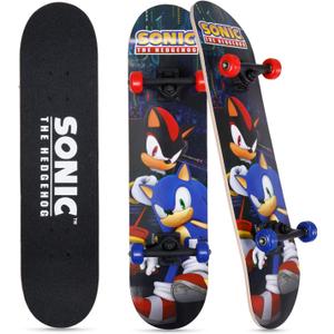 31-Inch Skateboard, 9-Ply Maple Deck, ABEC 5 Bearings