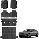 Floor Mats & Cargo Liner for 2024 2025 2026 Honda Prologue & Chevrolet Blazer EV, All Weather Protection Car Mats with Backrest Mat, Back Seat Cover Protector for 2025 Prologue Accessories, Black