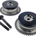 Intake Exhaust Camshaft Sprocket Phaser | Fit for Buick LaCrosse Regal Verano, Chevy Captiva Cobalt Equinox HHR Impala Malibu Orlando, GMC Terrain, Pontiac G5 | OE# 12578516, 917-254, 12621505 (Black + Black)