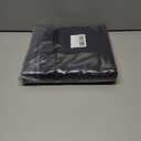 OWENIE Colin 2 Panels Black Curtains 63 Inch Length for Bedroom Living Room, Semi Sheer Light Filtering Linen Textured Window Treatments, Modern Rod Pocket Dining Room, 2 Panels, 42x63 Inch