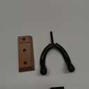 Guitar Wall Mount 2 Pack, Black Walnut Wood Guitar Hanger, U-Shaped Guitar Wall Hanger Mount, Guitar Holder Hook Stand Wall for Acoustic, Electric Guitar, Banjo, Bass, for Guitar Player Men Boy