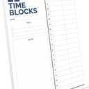 Time Blocking Planner (11.7" x 8.3"), Daily Time Box, Best ADHD Tool, Undated Daily Schedule Organizer, Daily Planner Notepad, Hourly Planner For Office Productivity, To Do List Notepad.