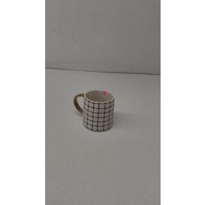 Gallery Grid 14.7 FL Oz Stoneware Can Mug