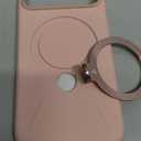 TORRAS Ostand Q3 Silicone for iPhone 17 Pro Max Case, Fit for MagSafe, 360 Spin Stand, Soft Liquid Silicone Cozy Grip, Camera Control, Protective Case for iPhone 17 Pro Max for Women Girl, Bliss Pink