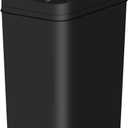 jinligogo Bathroom Small Trash Can with Lid, 2.6 Gallon Touchless Automatic Garbage Can Slim Waterproof Motion Sensor Smart Trash Bin for Bedroom, Office, Living Room-Black
