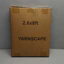 Vintage 2'6'' x 8' Washable Area Rug - Stylish Indoor Rug for Living, Dining or Bedroom - Lightweight Carpet with Non-Slip Backing - Foldable for Easy Placement and Maintenance - Green