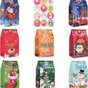 leconico Christmas Treat Bags - 24pcs Christmas Paper Treat Bags, Premium Xmas Candy Bags Treat Bags, Christmas Treat Bags for Kids, Christmas Goodies Bags for Party Favors, School Events, Xmas Party