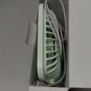 JISULIFE Desk Fan Battery Rechargeable, 4500mAh 180Foldable Portable Personal Fan, 4 Speeds Adjustable Long Battery-life for Home Office Travel Outdoor Gifts for Women Men-Green