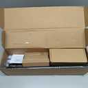 KAMANINA Black Curtain Rod 1 Inch Single Drapery Rods 72 to 144 Inches (6-12 Feet), Heavy Duty Curtain Rods for Windows 66 to 144 Inch, Marbled Finials