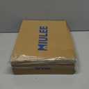 MIULEE 100% Blackout Linen Curtains for Bedroom Thermal Insulated Stone Grommet Room Darkening Curtains & Drapes Fall Decor for Living Room Nursery 52 x 96 Inch (2 Panels)